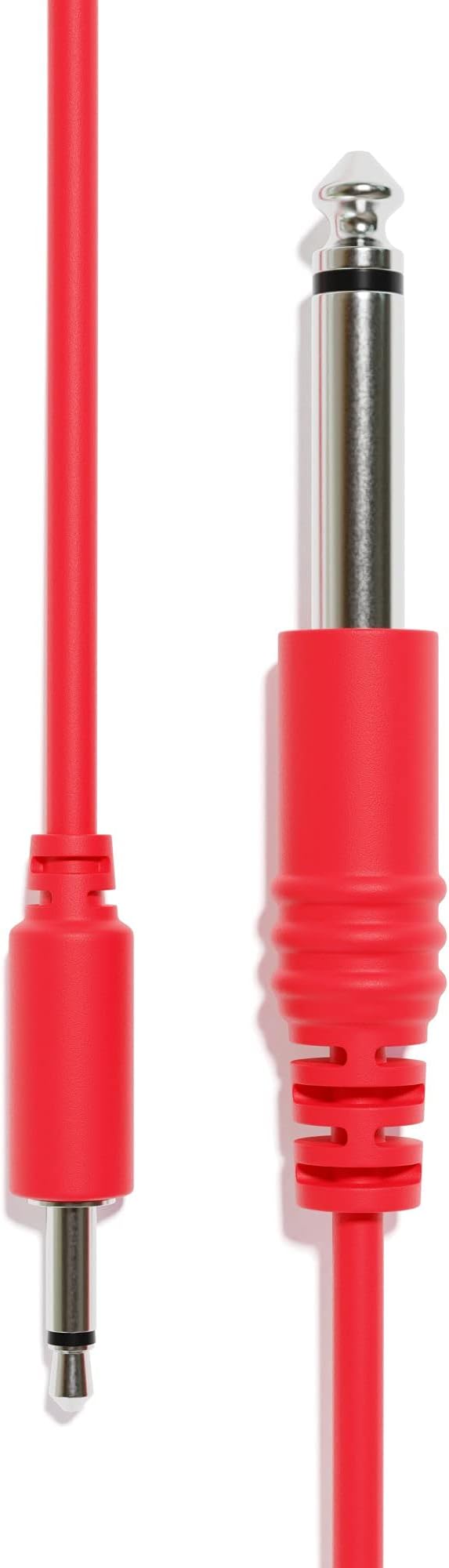 ExcelValley Mono Patch Cable 3.5mm to 6.35mm Red 180cm Eurorack