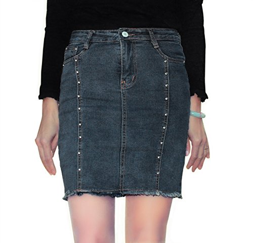 goddess denim skirt