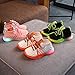 Kids LED Slip on Sneakers Light Up Flashing Sneakers Girls Boys Soft Knit Comfortable Walking Shoes (Toddler/Little Kid)