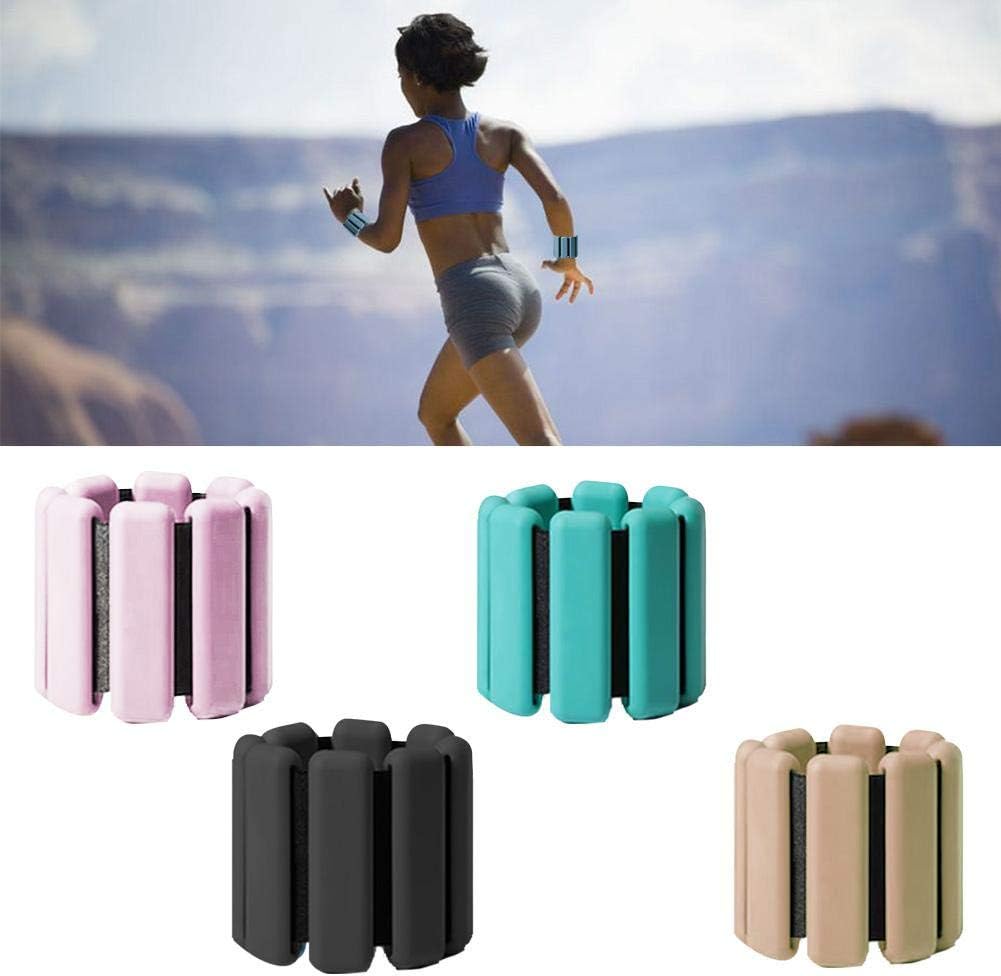 AITOCO Ankle Weights, Durable Wrist Weights, Wearable Weight Bracelet, Ankle Weight Ring for Intensify Fitness, Exercise, Walking, Jogging, Gymnastics, Aerobics, Yoga, Gym 2pcs