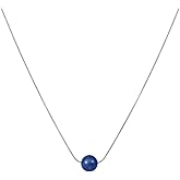 Lit Wall Crystal Necklaces for Women 10mm 18K Gold White Plated Crystal Pendant Natural Stone Necklace Adjustable Gemstone Necklace Healing Crystal Necklace Silver Necklaces for Women