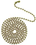 Westinghouse Lighting Corp 3-Feet Bead Chain, Polished Brass