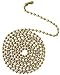 Westinghouse Lighting Corp 3-Feet Bead Chain, Polished Brass