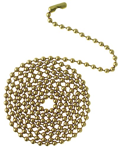 Westinghouse Lighting Corp 3-Feet Bead Chain, Polished Brass