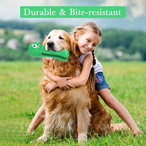 Dog Chew Toy Tough Durable Indestructible Dental Toothbrush Teeth Cleaning Toy for Medium Large Pet Dogs