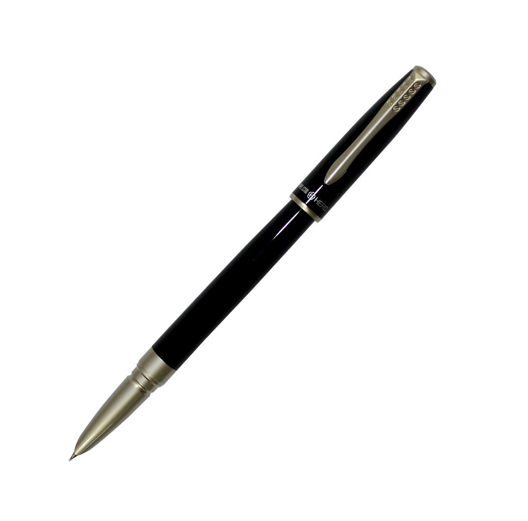 Ranvi Hero 1511 Molybdenum Nickel Extra Fine Fountain Pen,1 PCS, Black