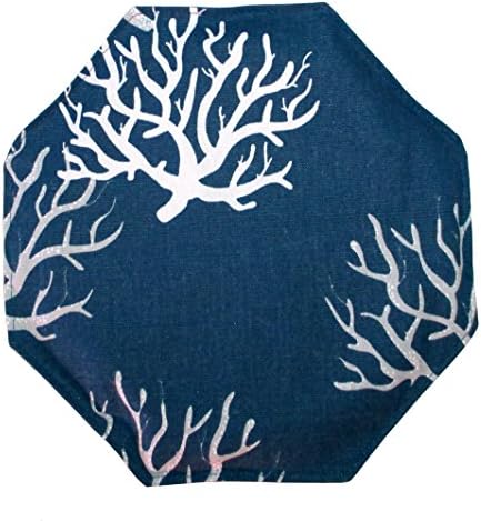 Kilauea Kitchen Microwavable Plate Warmer Lava Pad - Washable Case - Deep Pacific Blue