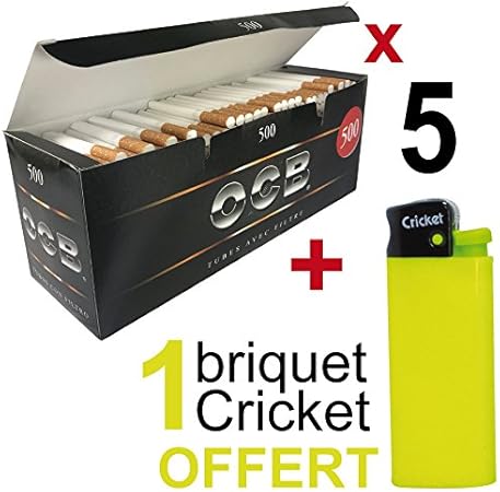 OCB Tubo 500 Cigarette X5 cajas: Amazon.es: Hogar