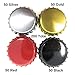 Beer Bottle Crown Caps Oxygen Absorbing for HomeBrew, 4 Colors (200 Pack)