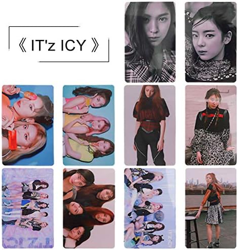 Edinand Dependable Stickers, Kpop ITZY Album IT'z ICY Mini Photo Cards Postcards Lomo Cards Stickers