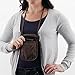Eagle Creek Undercover Neck Wallet, Mocha