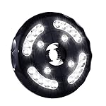 Patio Umbrella Light, Wsiiroon 24 LED Wireless Umbrella Light, Outdoor Umbrella Pole Light, 3 Level Dimming, for Camping Tents and Other Outdoor Use, Battery Operated(Battery Not Included)