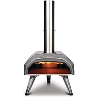 Ooni Karu 12 Multi-Fuel Outdoor Pizza Oven – Portable Wood Fired and Gas Pizza Oven – For Authentic 12" Stone Baked Pizzas