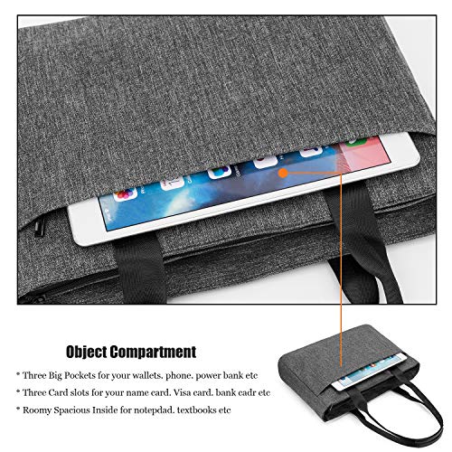 image for Laptop Tote Bag DTBG 15.6 Inch Women Shoulder Bag Nylon Briefcase Casu