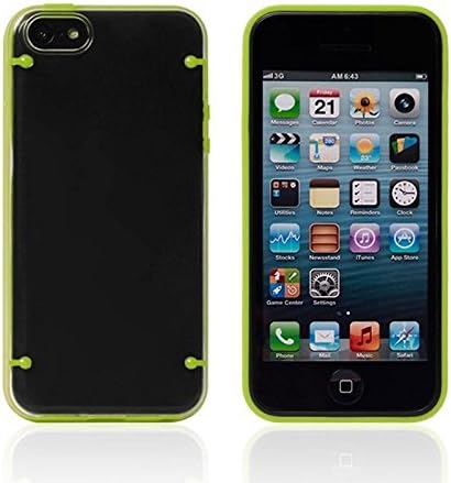 iPhone 5c Luminous Glow In The Dark - Green - PLUS Matching Stylus &amp; Screen Protector