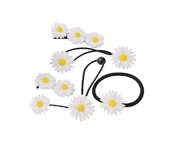 Amazon Com Set Of 6 Boutique Pastoral White Little Daisy Flower