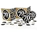 Big Dot of Happiness Adult 70th Birthday - Gold - Birthday Party Centerpiece & Table Decoration Kit