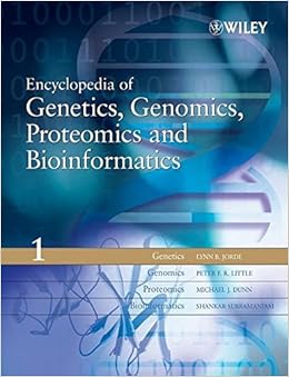 Encyclopedia Of Genetics Genomics Proteomics And