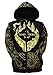 Bioworld Harry Potter Junior's I Solemnly Swear/Marauders Map Reversible Zip Up Hoodie (X-Large, Black)