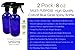 8 oz (250ml) 2 Pack New Cobalt Blue Glass Bottle Boston Round Thick Glass Spray Bottles – with High Quality Trigger Sprayer. Perfect for Home, Essential Oils, Cleaning, Cooking, DIY, Gifts