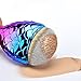 Sunbowstar Multifunction Mermaid Fish Scale Makeup Brush New Fashionable Style Fishtail Bottom Brush Powder Cheeks Blush Makeup Cosmetic Brushes Tool (Pack of 1, Rose Gold)