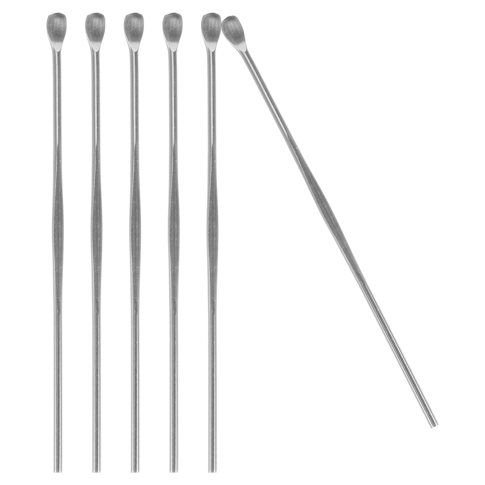 JECOMPRIS Stainless Steel Removal Tool 6Pcs Earpicks Lightweight Portable for Home Travel Care