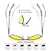 Myiaur Night Vision Glasses, Aviator Night Driving Glasses for Men&Women, Anti Glare Vision Yellow Glasses for Driving