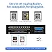 XQD/SD Card Reader Adapter, USB 3.0 Dual Slot Flash Memory Card Reader Connector High Speed(up to 5Gbp/s) Write SD(HC/XC), Sony G Series, Lexar USB Mark Card, Compatible with Windows/Mac OS System