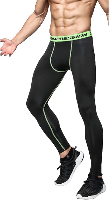 Huicai Pantalones de Capa Base para Hombre Gym Sport Running ...