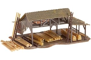 Faller 130288 Lumber Yard HO Scale Building Kit, Small