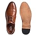 J's.o.l.e Mens Dress Shoes Formal Wingtip Oxford Shoes for Men Cap Toe Lace Up Brown US 11
