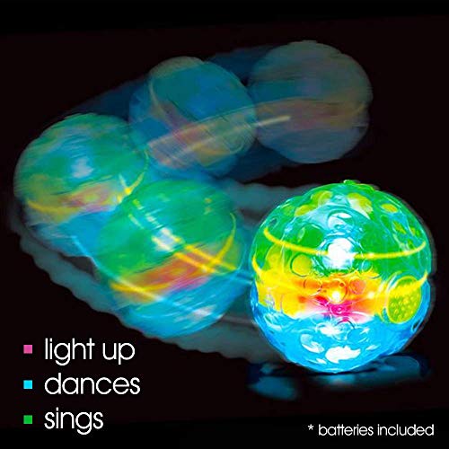 ArtCreativity LightUp Dancing Ball with Sound Effects, Set of 2, LED