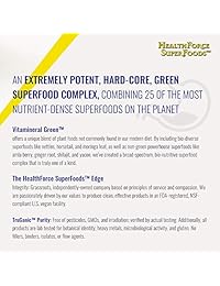 HealthForce SuperFoods Vitamineral Green – 400 cápsulas veganas – Complejo superalimentario verde natural con vitaminas, minerales, aminoácidos y proteínas – orgánico, vegano, libre de gluten – 50 raciones