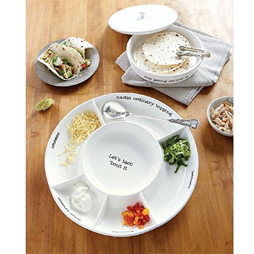 Mud Pie Ceramic Tortilla Warming Dish Set of 3 Pricepulse