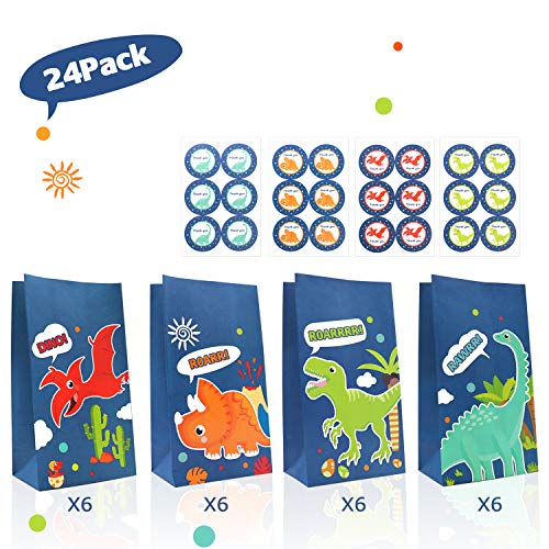 3 Dinosaur+Goodie+Birthday+Supplies+Including+Stickers