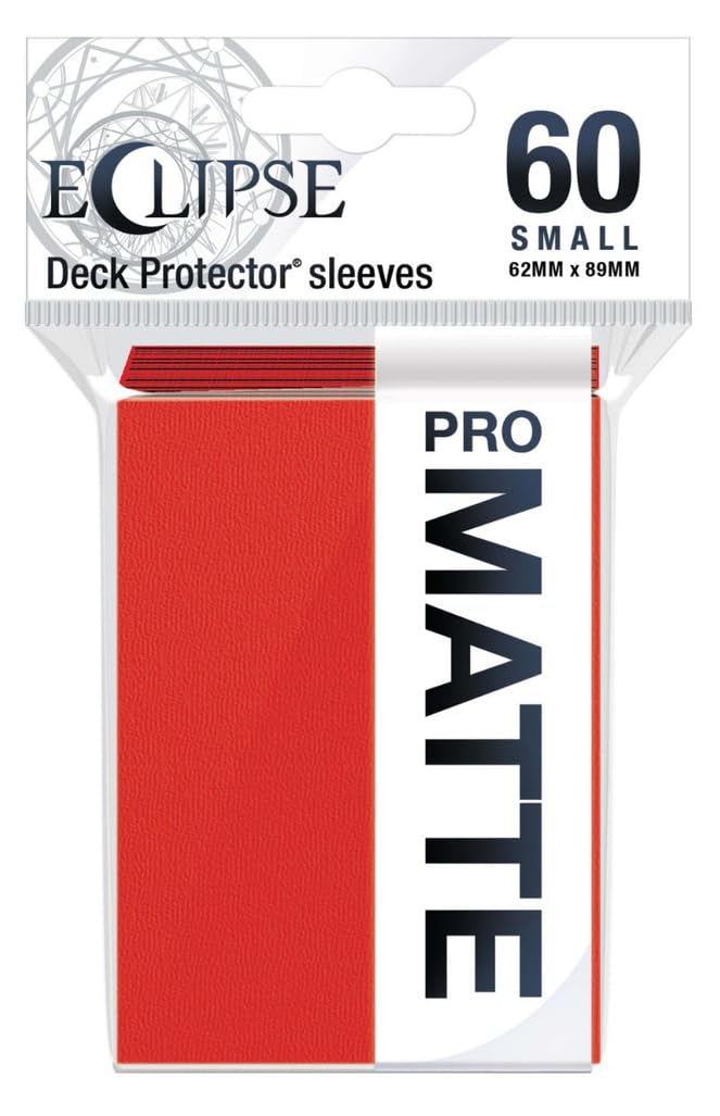 Ultra Pro - Eclipse Matte Small Sleeves 60 Pack - Apple Red