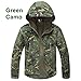 CS010918001 Coldstar Waterproof Military Tactical Combat Softshell Jacket Outdoor Camping Hiking Camouflage Hoodie Coat