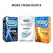 Condoms, Ultra Fine, Ribbed, Dotted with DelayLubricant, Durex Performax Intense Natural Latex Condoms, 24 Count