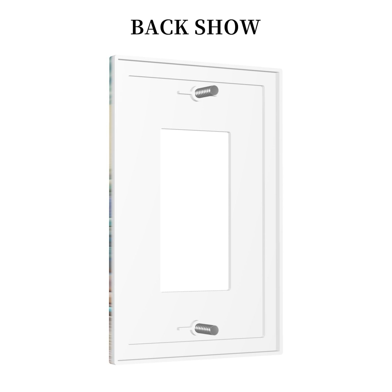 Beach Starfish Seashell Nautical Custom 1 Gang