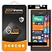 Supershieldz (2 Pack) Designed for Nokia Lumia 735 and Lumia 730 Tempered Glass Screen Protector, (Full Screen Coverage) Anti Scratch, Bubble Free (Black)