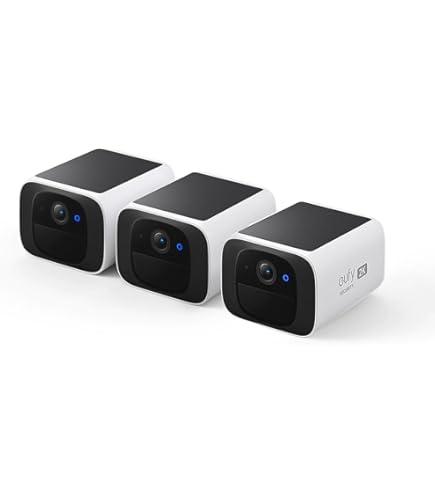 Amazon.com: eufy Security S220 SoloCam 3-Cam Pack with Homebase 3