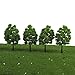 20pcs Plastic Model Trees Train Railroad Scenery 1:100 Dark Green