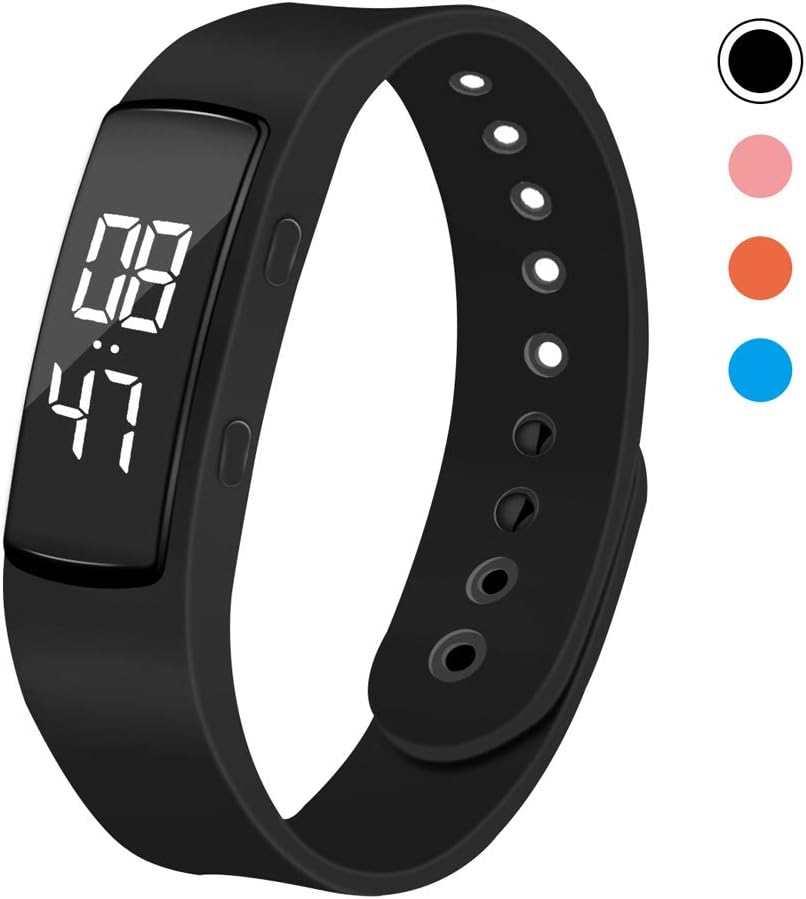 iGANK T6 Pedometer Watch Simple Fitness Tracker Walking Pedometers Step