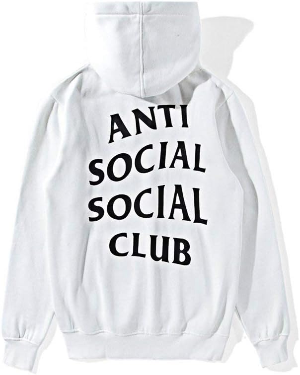 ASSCHoodies Anti Social Social Club Men's Long Sleeve Pullover Hoodie Sweatershirts S-3XL