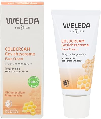 Weleda Cold Cream Face 30ml Dry Very Dry Skin Protection Beeswax Almond Oil