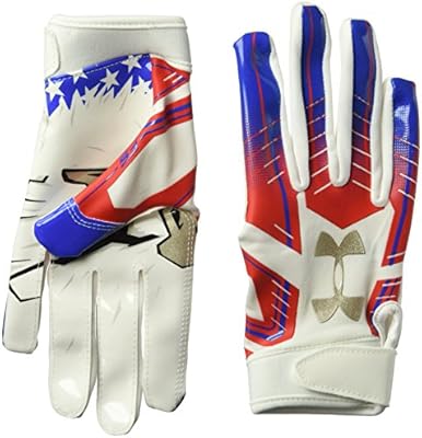 gold under armour football gloves