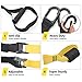 Bodyweight Resistance Training Straps, JDDZ Complete Home Gym Fitness Trainer kit for Full-Body Workout, Included Door Anchor, Extension Strap, 16 Week Program, Fitness Guide and 4 Exercise Loop Bands