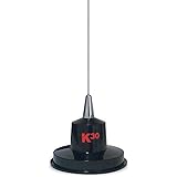 K40 Model K-30 35" Magnet Mount Stainless Steel CB Antenna, 300 Watts , Black