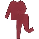 GUISBY Toddler Pajamas Set, Rayon of Bamboo Kids Boys Girls Daily Snug Fit 2 Piece Sleepers Sets
