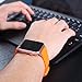 Apple Watch Band, Enow Soft Silicone Replacement Sports Wristband Strap for 42mm Apple Watch Series 3 Series 2 Series 1 Sport and Edition, Orange